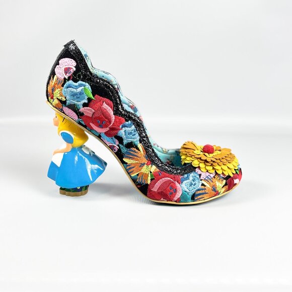 Irregular Choice x Disney Alice in Wonderland Flowers Can’t Talk Heels – Size 39 - Picture 2 of 11